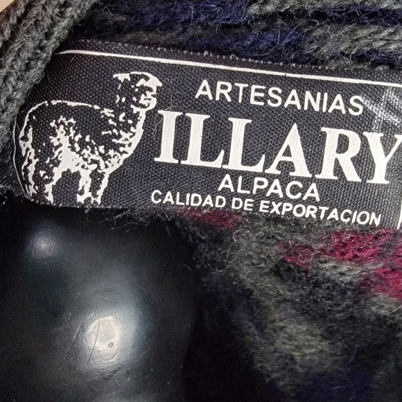 Artesanias Illary Alpaca Wool Cardigan Sweater - Picture 4 of 5